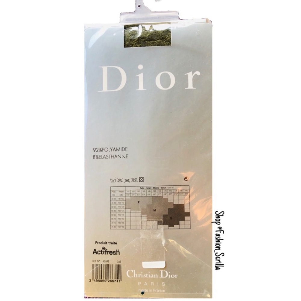 Dior Archive John Galliano Olive Green Diorissimo knee High Sock Stockings Rare - Picture 5 of 10